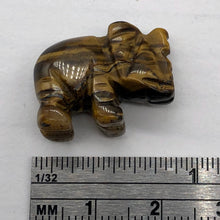 Load image into Gallery viewer, Wild 2 Hand Carved Tiger Eye Elephant Beads | 21x14.5x9mm | Bronze