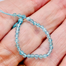 Load image into Gallery viewer, 37 Seafoam Green Apatite 2.5mm Round Beads 9639