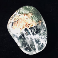 Load image into Gallery viewer, Lodalite Quartz Oval Pendant Figurine Bead | Clear Included|1 Bead| 33x27x16 mm|