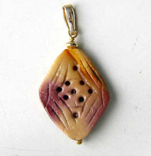 Load image into Gallery viewer, Amazing! Hand Carved Mookaite & 14Kgf Pendant 7205B - PremiumBead Alternate Image 2