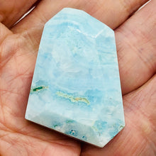 Load image into Gallery viewer, 96cts Druzy Natural Hemimorphite Pendant Bead | Blue | 36x28x10mm | 1 Bead |