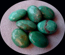 Load image into Gallery viewer, 1 Natural Turquoise 16x12mm Oval Pendant Bead 4525