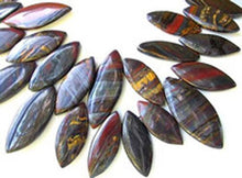 Load image into Gallery viewer, Designer Natural Tiger Iron Marquis Bead Strand 109467B - PremiumBead Alternate Image 3