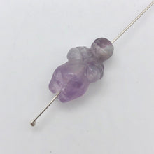 Load image into Gallery viewer, Hand Carved Amethyst Goddess of Willendorf Figurine | 20x9x7mm | Purple - PremiumBead Alternate Image 5