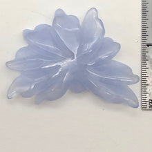 Load image into Gallery viewer, 59.5cts Hand Carved Blue Chalcedony Flower Bead | 50x34x6mm | - PremiumBead Alternate Image 4