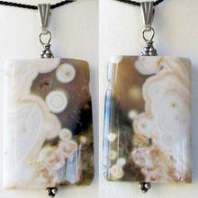 Load image into Gallery viewer, Natural Druzy Ocean Jasper & Sterling Silver Pendant 503533AX - PremiumBead Primary Image 1