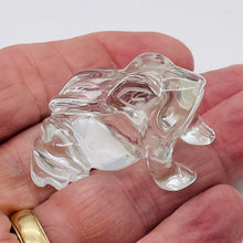 Load image into Gallery viewer, Quartz Frog Frog | 40x38x30mm | Clear | 1 Figurine |