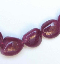 Load image into Gallery viewer, 227cts Rich Natural Non-Heated Ruby Art Cut Bead Strand 109671A - PremiumBead Alternate Image 4