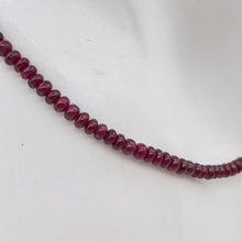 Load image into Gallery viewer, 4 AAA+ Natural Ruby 3x2-1.5mm Smooth Roundel Beads | Red | ~0.55 cts | - PremiumBead Alternate Image 7
