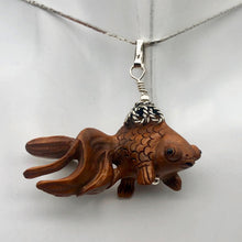 Load image into Gallery viewer, Carved & Signed Pisces Koi Fish Boxwood Ojime/Netsuke Pendant - PremiumBead Alternate Image 8