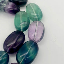 Load image into Gallery viewer, Sparkling! Multi-Hue Fluorite Oval Bead Strand - PremiumBead Alternate Image 6