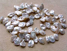Load image into Gallery viewer, Rose Petal White Keishi 13-9mm Pearl Strand 107439 - PremiumBead Primary Image 1