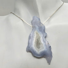 Load image into Gallery viewer, 68.5cts Druzy Blue Chalcedony Designer Pendant Bead for Jewelry Making - PremiumBead Alternate Image 2