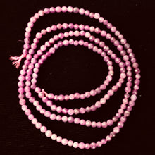 Load image into Gallery viewer, Ruby Faceted 15.5" Bead Strand Round | 3 mm | Pink | 190 Beads |