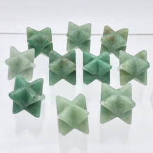 Load image into Gallery viewer, Kabbalah 2 Aventurine Merkabah Star Beads | 25x15x15mm | Green - PremiumBead Alternate Image 10