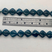 Load image into Gallery viewer, Gemmy Blue Apatite 8x8x4mm Diagonal Drilled Bead Strand | 42 Beads | - PremiumBead Alternate Image 6