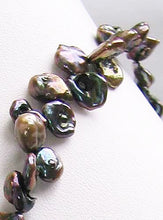 Load image into Gallery viewer, Design Green Dragonskin Keishi FW Pearl Strand 109946M - PremiumBead Alternate Image 2