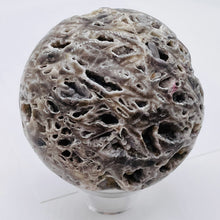 Load image into Gallery viewer, Sphalerite Jasper Meditation Scry Sphere Round | 2 1/2" |Brown/White| 1 Sphere |
