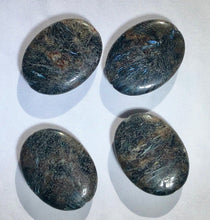 Load image into Gallery viewer, 2 Rare Black/Blue Pietersite 40mm Pendant Beads 9590 - PremiumBead Alternate Image 4
