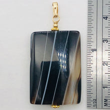 Load image into Gallery viewer, Semi Precious Stone Jewelry Sardonyx Agate Pendant Necklace 14Kgf | 1 3/4" Long|