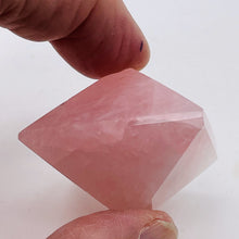 Load image into Gallery viewer, Rose Quartz Double Pyramid | 54x56mm | Pink | 1 Display Specimen