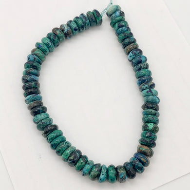 Gorgeous Blue Green Gemstone Beads Rondelle 8