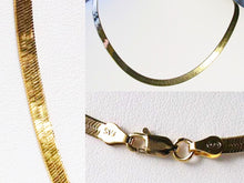 Load image into Gallery viewer, 24" 22K Vermeil 4mm-11.5 Gm Flex Herringbone Chain 10026B - PremiumBead Primary Image 1