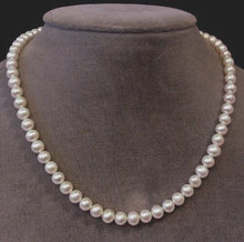 Load image into Gallery viewer, AAA Natural Wedding White Round 6.5-6mm FW Pearl Strand 104499 - PremiumBead Alternate Image 2