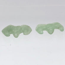 Load image into Gallery viewer, Spring 2 Hand Carved Aventurine Bat Beads | 21x16x5mm | Green - PremiumBead Alternate Image 10