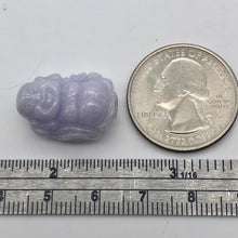 Load image into Gallery viewer, 26.9cts Hand Carved Buddha Lavender Jade Pendant Bead | 21x14.5x10mm | Lavender - PremiumBead Alternate Image 3