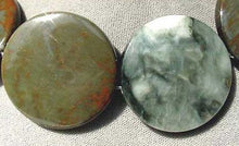 Load image into Gallery viewer, Cat's Eye Chrysoberyl Quartz Flat 35x5mm Disc Bead Strand 105615 - PremiumBead Alternate Image 2