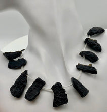 Load image into Gallery viewer, Princess of The Universe! Tektite Bead Strand | 35x18x8 to 27x10x6mm | 20 Beads|