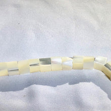 Load image into Gallery viewer, Mother of Pearl Cube 6x6x6mm Bead Strand - PremiumBead Alternate Image 5