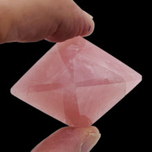 Load image into Gallery viewer, Rose Quartz Double Pyramid | 47x43mm | Pink | 1 Display Specimen |