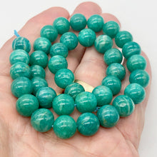 Load image into Gallery viewer, Amazonite Stone Round Strand | 10mm | Green | 37 Bead(s) |