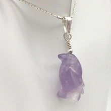 Load image into Gallery viewer, Darling! Amethyst Penguin Silver Silver Pendant 509273AMS - PremiumBead Alternate Image 5