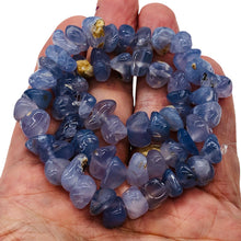 Load image into Gallery viewer, Oregon Holly Blue Chalcedony Agate 77 Grams Nugget| 15X11X4 16x9x8 |Blue|59 Bead