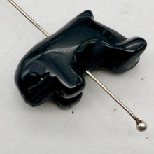 Load image into Gallery viewer, Hand Carved Onyx Orca Whale Figurine Worry Stone | 23x12.5x8mm | Black