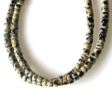 Load image into Gallery viewer, Spots Dalmatian Jasper Wheel Bead Strand 109542 - PremiumBead Primary Image 1