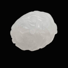 Load image into Gallery viewer, Jade AAA Carved Barrel Bead | 16x14mm | White | 1 Bead |