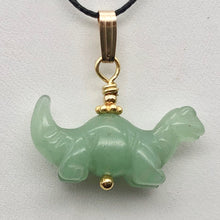 Load image into Gallery viewer, Aventurine Diplodocus Dinosaur Pendant Necklace|Semi Precious Stone Jewelry - PremiumBead Primary Image 1