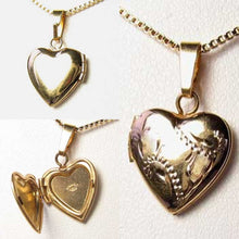 Load image into Gallery viewer, Valentine's Engraved 14Kgf Heart Locket Pendant 10535 - PremiumBead Primary Image 1