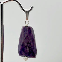 Load image into Gallery viewer, Very Rare! Purple Faceted Sugilite Sterling Silver Pendant! | 1 3/8" Long |