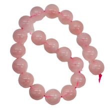 Load image into Gallery viewer, Rose Quartz 8" Strand Round | 10 mm | Pink | 20 Bead