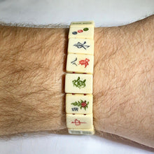 Load image into Gallery viewer, Fab! Hand Etched & Carved Mah Jong Bracelet 8616 - PremiumBead Alternate Image 2