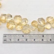 Load image into Gallery viewer, Citrine Faceted Briolette Bead Strand | 13x11 to 11x8x5mm | Golden | 55g |