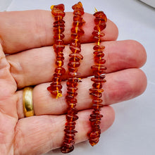Load image into Gallery viewer, Amber Nugget Chip Bead Strand | 6x4x3 to 9x4x4mm | Orange | 150 Beads |