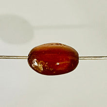 Load image into Gallery viewer, 1 Finest AAA Hessonite Red Garnet 9 to 10mm Bead 1227E