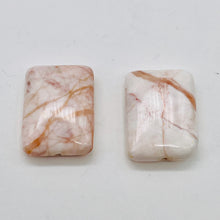 Load image into Gallery viewer, 2 Fire Jasper Rectangle Pendant Beads 008946