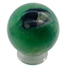 Load image into Gallery viewer, Fluorite Scry Sphere Round | 2" | Green/Red | 1 Sphere